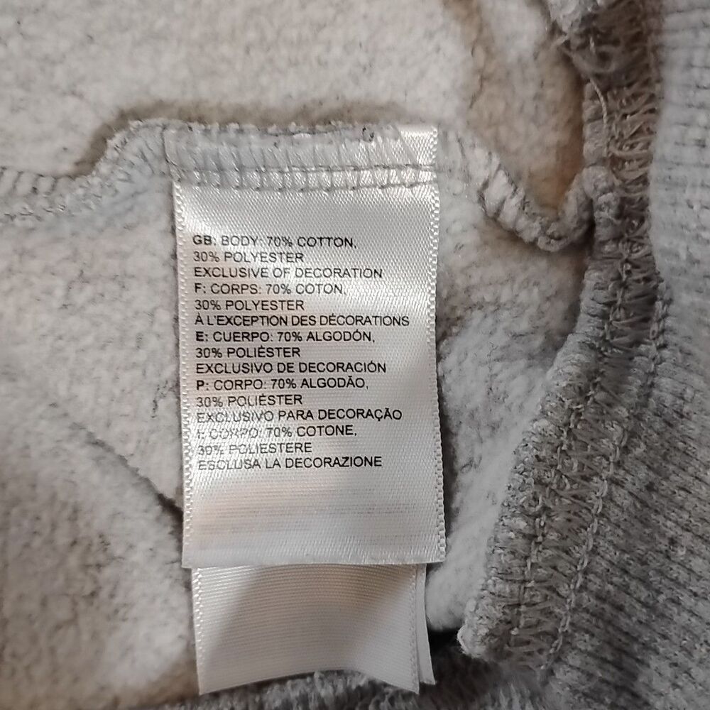 The North Face Womens Gray Hoodie Drawstring LOGO Pocket - Picture 6 of 7